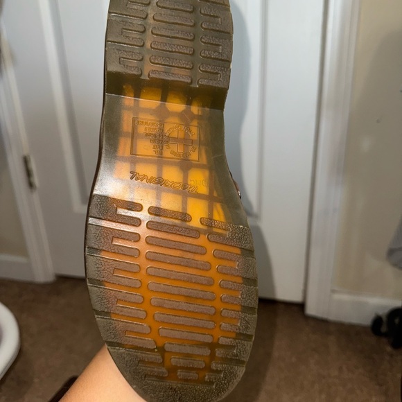 Dr. Martens Dark Brown Leather Oxfords - Picture 4 of 8